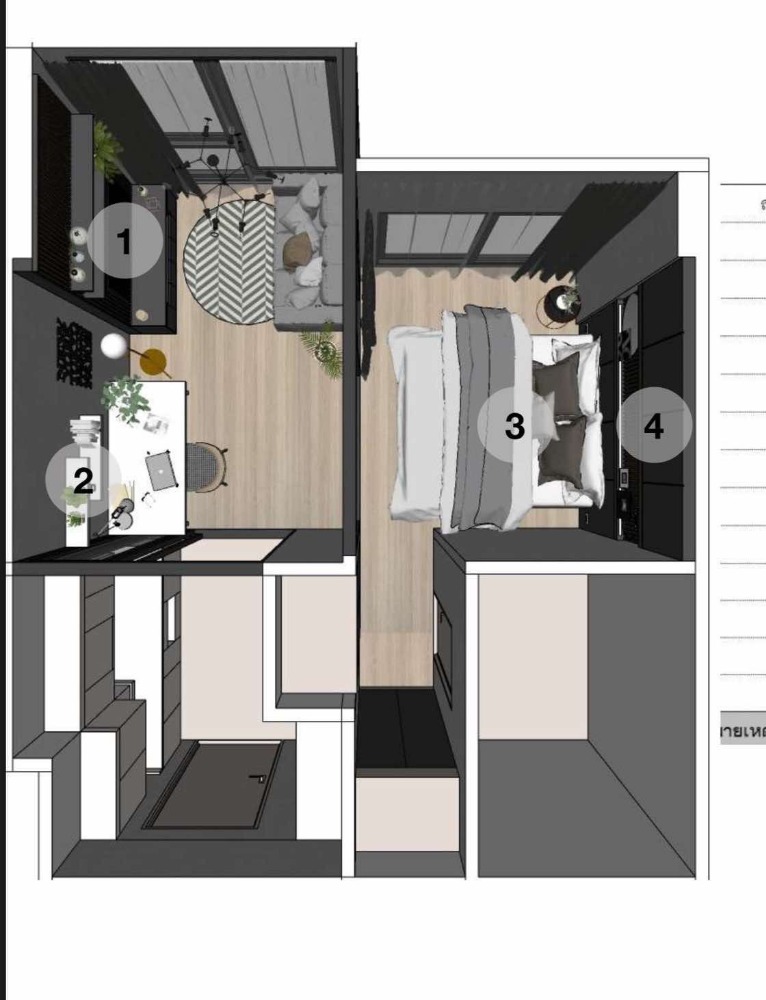 ให้เช่าคอนโดเกษตรศาสตร์ รัชโยธิน : 🎉ให้เช่า🎉 Condo Mazarine Ratchayothin (ติด BTS รัชโยธิน 0 เมตร เดินเข้าคอนโดได้เลย) เพดานสูง 3 เมตร