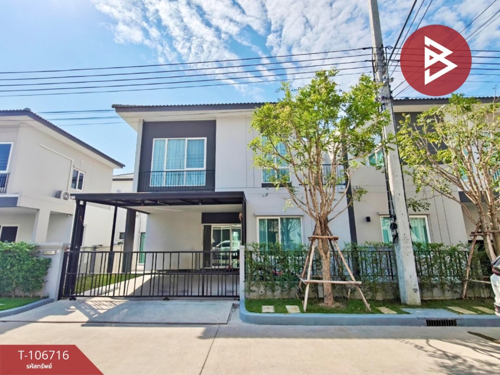 For SalePathum Thani,Rangsit, Thammasat : Twin house for sale, Grand Pleino Village, Phahonyat-Vibhavadi 2, Pathum Thani
