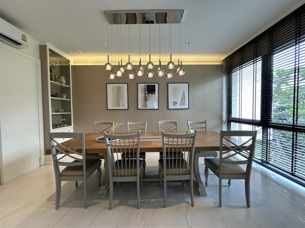 For SaleHouseRama9, Petchburi, RCA : Sell ​​luxury houses for Super Luxury - PARC PRIVA, 5 bedrooms, 5 bathrooms