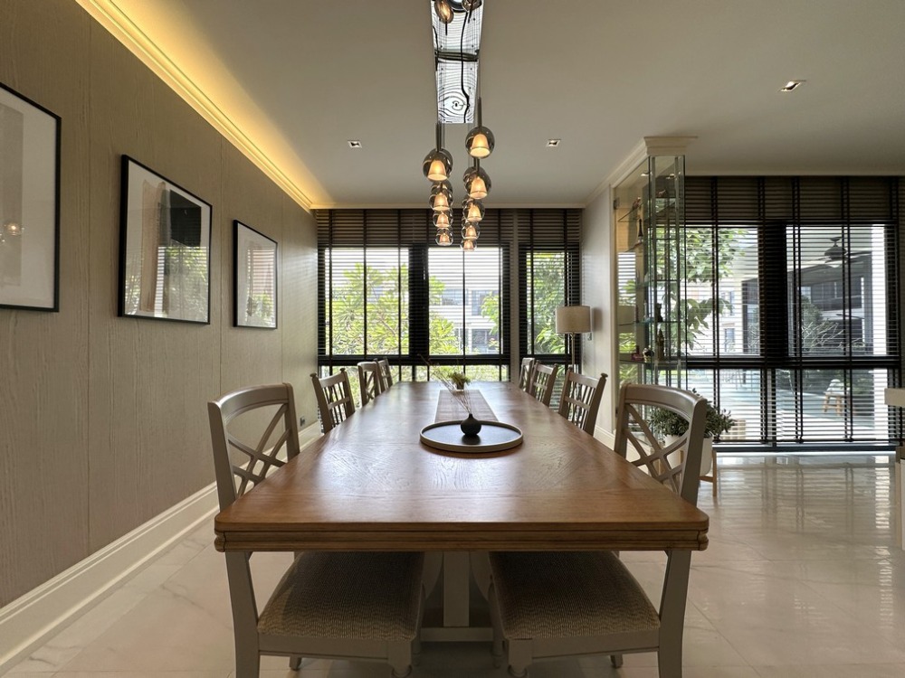 For SaleHouseRama9, Petchburi, RCA : Sell ​​luxury houses for Super Luxury - PARC PRIVA, 5 bedrooms, 5 bathrooms