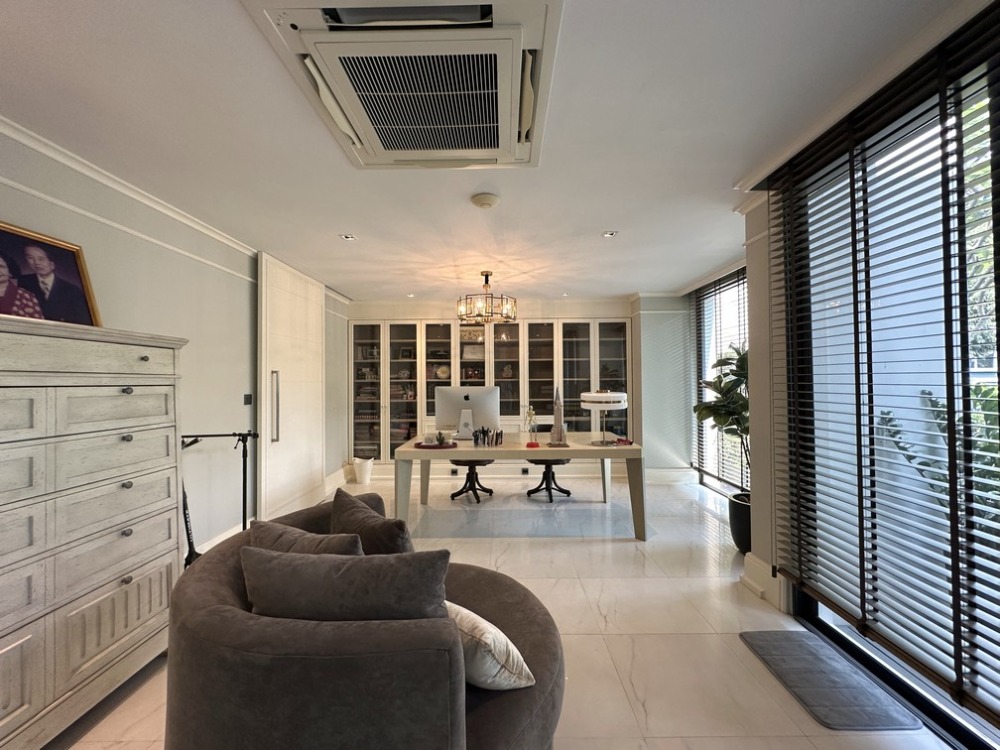 For SaleHouseRama9, Petchburi, RCA : Sell ​​luxury houses for Super Luxury - PARC PRIVA, 5 bedrooms, 5 bathrooms