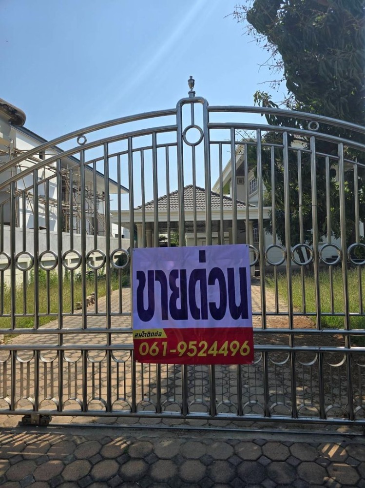 For SaleHouseNonthaburi, Bang Yai, Bangbuathong : 2 storey detached house for sale behind the corner of Chollada Village, Bang Bua Thong, Bang Kruai-Sai Noi Nonthaburi Province