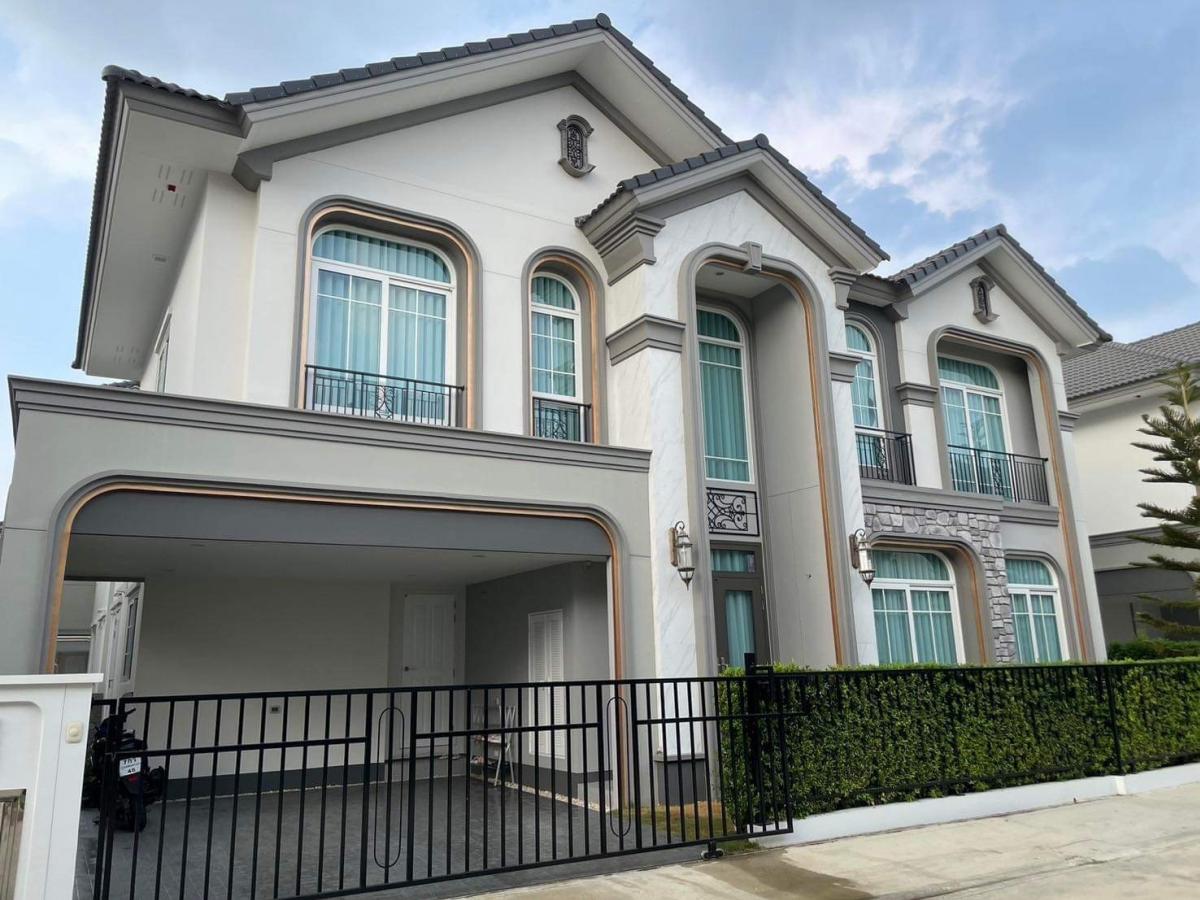 For RentHouseNawamin, Ramindra : Ww25032 for rent #Single house, Grand Dyra Ram Inthra-Ring Village Kanchanaphisek Road #Fashion Island