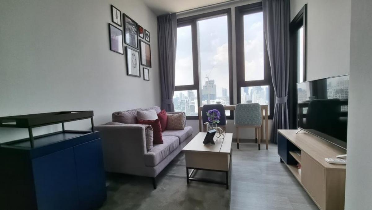 ขายคอนโดสุขุมวิท อโศก ทองหล่อ : For sale XT ekkamai beautiful condo, 1 bedroom high floor, with good tenant