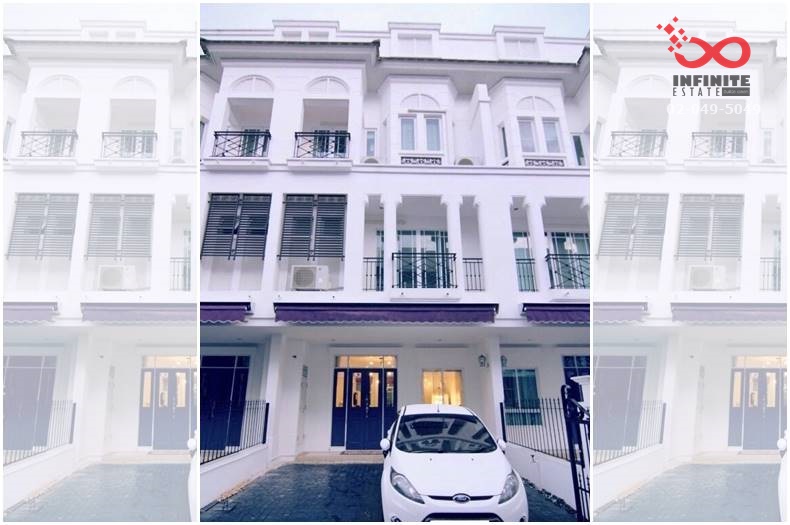 For SaleTownhomeOnnut, Udomsuk : 3 -story townhome for sale 24.7 square wah, Sukhumvit 62, Sukhumvit Road