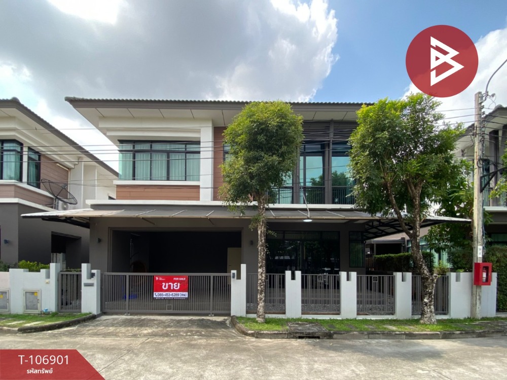 For SaleHouseSamut Prakan,Samrong : House for sale Eotal Java Village, Bangna-King Kaew (Atoll Java Bay), Bang Phli, Samut Prakan