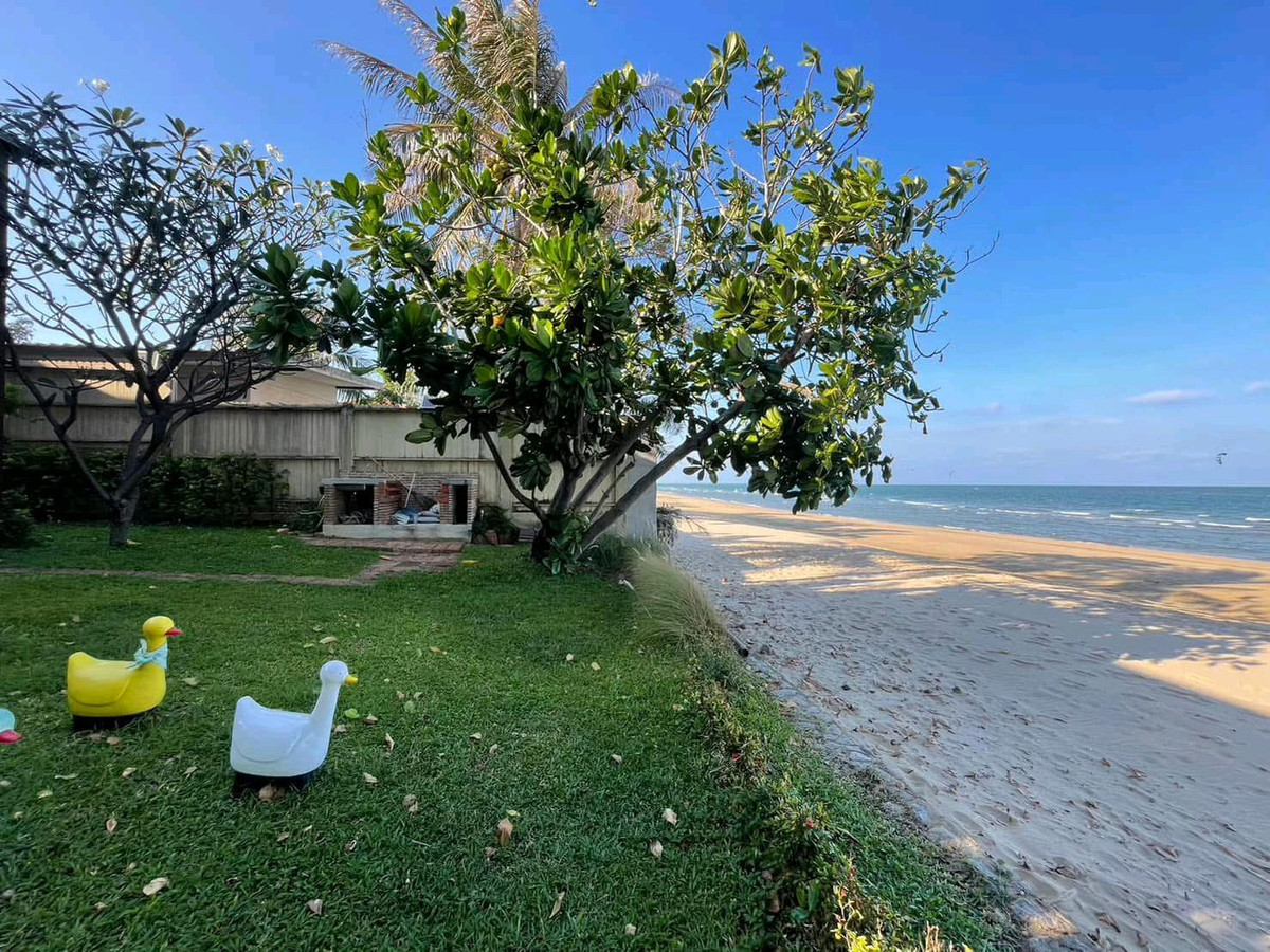 ขายบ้านหัวหิน ประจวบคีรีขันธ์ : 🌊 บ้านไม้ติดทะเล ปากน้ำปราณ เขากะโหลก — วิวทะเลส่วนตัวสุดหร◌ู