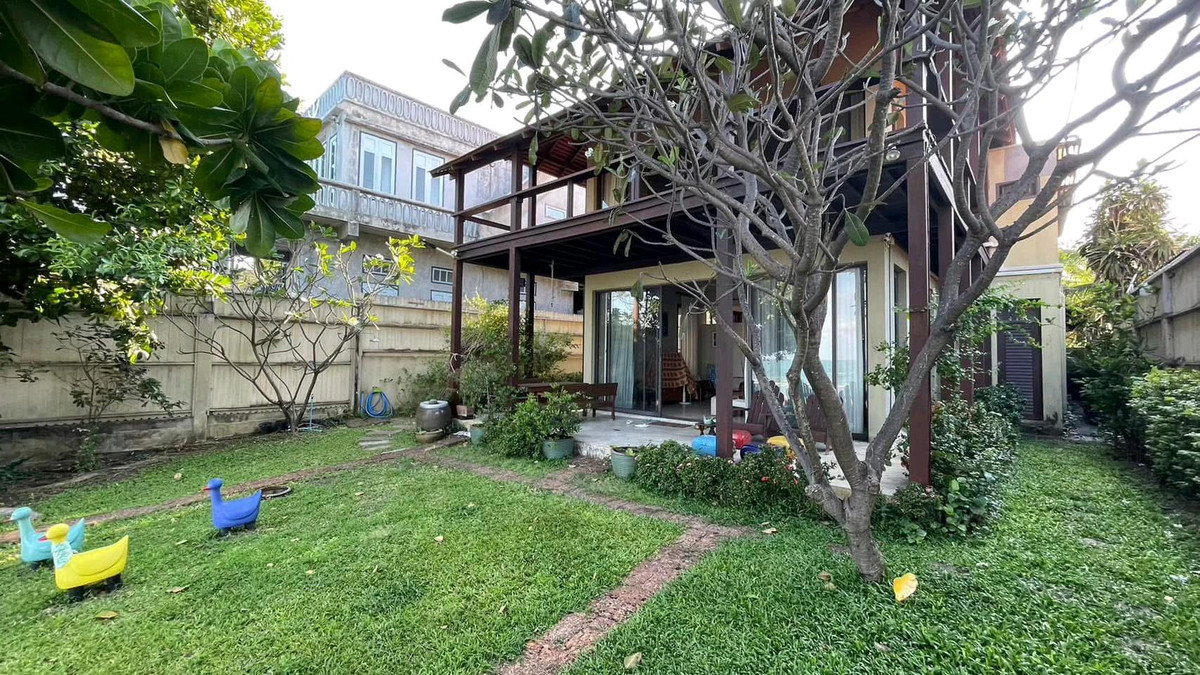 ขายบ้านหัวหิน ประจวบคีรีขันธ์ : 🌊 บ้านไม้ติดทะเล ปากน้ำปราณ เขากะโหลก — วิวทะเลส่วนตัวสุดหร◌ู