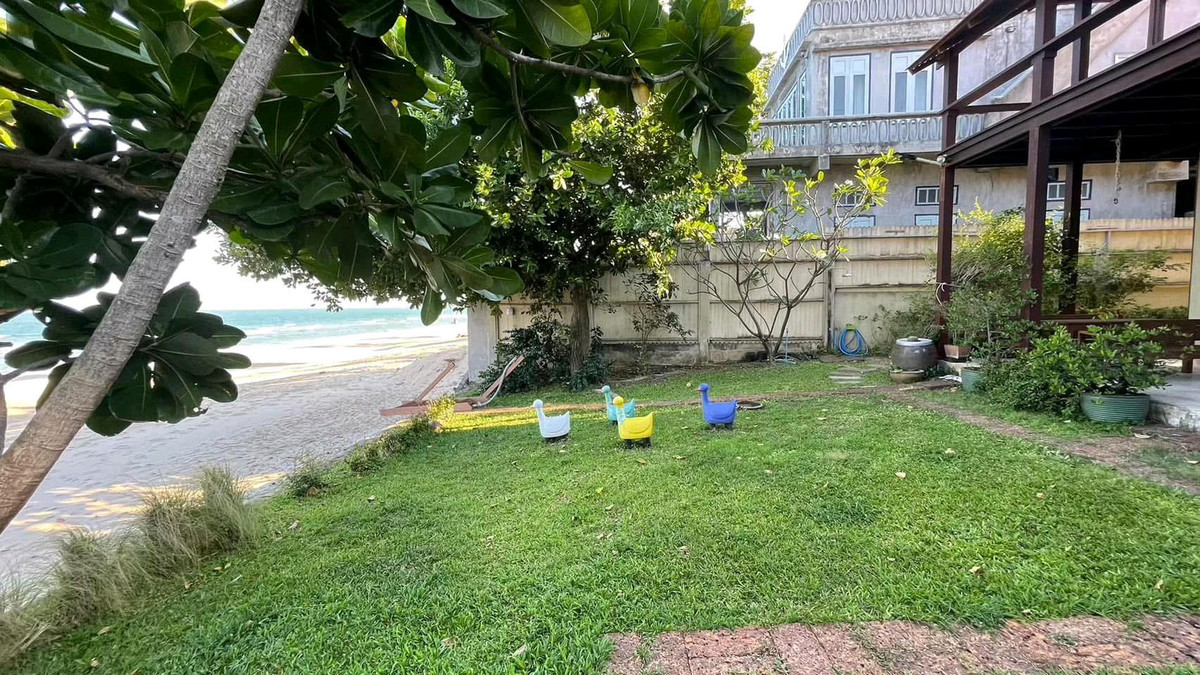 ขายบ้านหัวหิน ประจวบคีรีขันธ์ : 🌊 บ้านไม้ติดทะเล ปากน้ำปราณ เขากะโหลก — วิวทะเลส่วนตัวสุดหร◌ู