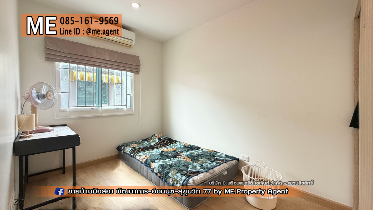 For SaleTownhomePattanakan, Srinakarin : 2-story townhouse for sale, Willet Light Pattanakarn 38, large plan, near Pattanakarn - On Nut - Srinakarin, call 064-954-9619 (TF36-20)