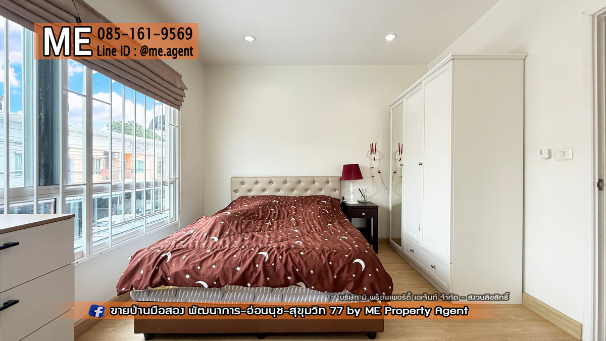 For SaleTownhomePattanakan, Srinakarin : 2-story townhouse for sale, Willet Light Pattanakarn 38, large plan, near Pattanakarn - On Nut - Srinakarin, call 064-954-9619 (TF36-20)