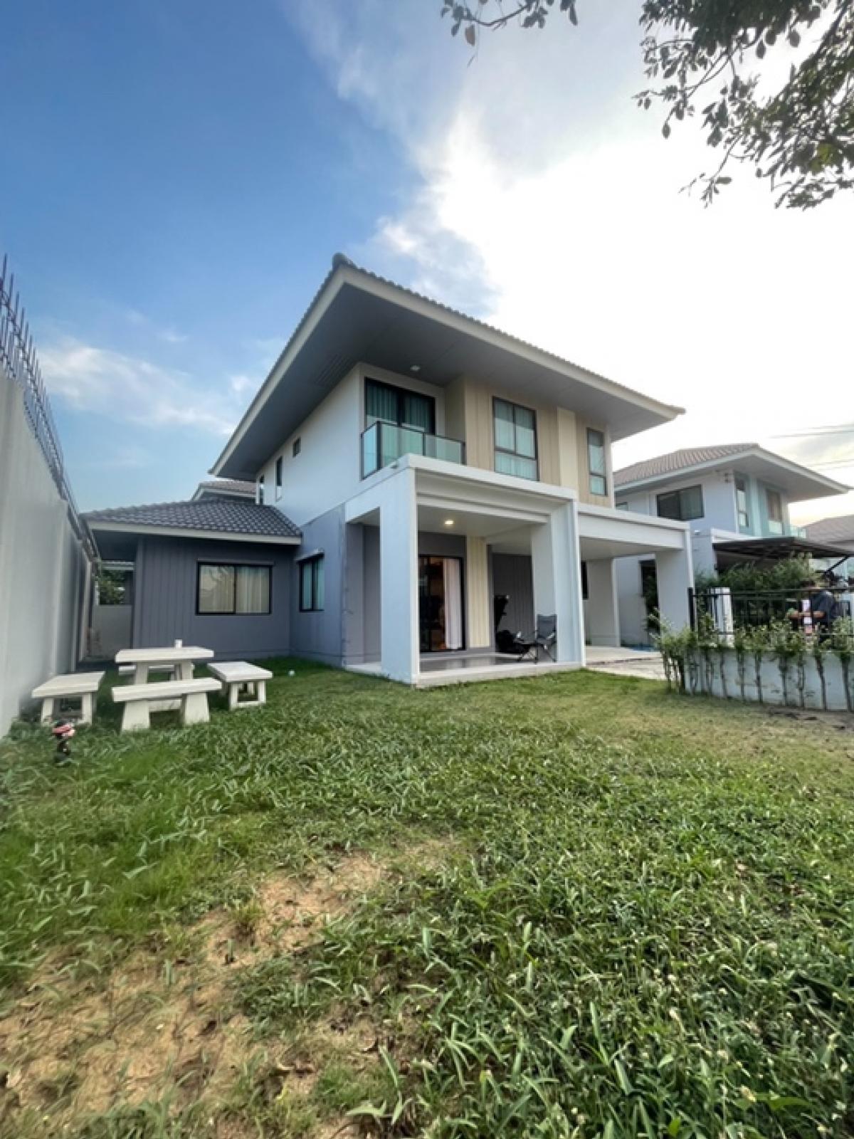 ขายบ้านนนทบุรี บางใหญ่ บางบัวทอง : 🔥🔥ถูกที่สุดในโครงการ🔥🔥อาณาสิริ บางใหญ่ สภาพนางฟ้า สวยสุด หลังริม ส่วนตัวสุดๆแถม แอร์ 5 เครื่อง แถม ผ้าม่านหลุยส์ทั้งหลัง