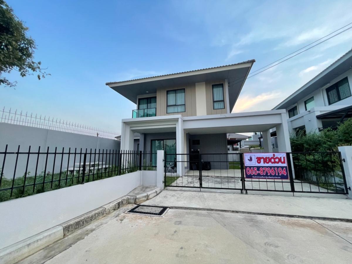 ขายบ้านนนทบุรี บางใหญ่ บางบัวทอง : 🔥🔥ถูกที่สุดในโครงการ🔥🔥อาณาสิริ บางใหญ่ สภาพนางฟ้า สวยสุด หลังริม ส่วนตัวสุดๆแถม แอร์ 5 เครื่อง แถม ผ้าม่านหลุยส์ทั้งหลัง