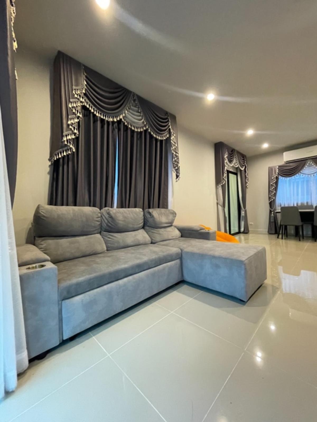 ขายบ้านนนทบุรี บางใหญ่ บางบัวทอง : 🔥🔥ถูกที่สุดในโครงการ🔥🔥อาณาสิริ บางใหญ่ สภาพนางฟ้า สวยสุด หลังริม ส่วนตัวสุดๆแถม แอร์ 5 เครื่อง แถม ผ้าม่านหลุยส์ทั้งหลัง