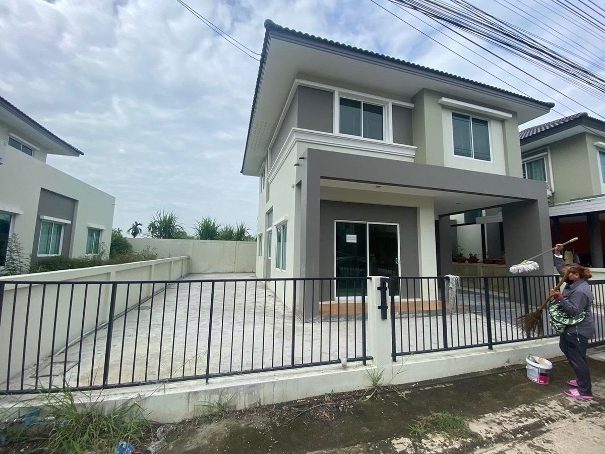 For RentHousePathum Thani,Rangsit, Thammasat : 25,000.- House with Perfect Park, Perfect Park Rangsit, Soi Wat Sadet, near Poonsap Market Next to Bang Phun Expressway, Bang Kradi
