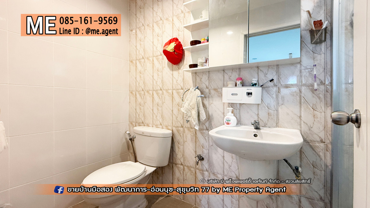 For SaleTownhomePattanakan, Srinakarin : 2-story townhouse for sale, Willet Light Pattanakarn 38, large plan, near Pattanakarn - On Nut - Srinakarin, call 064-954-9619 (TF36-20)