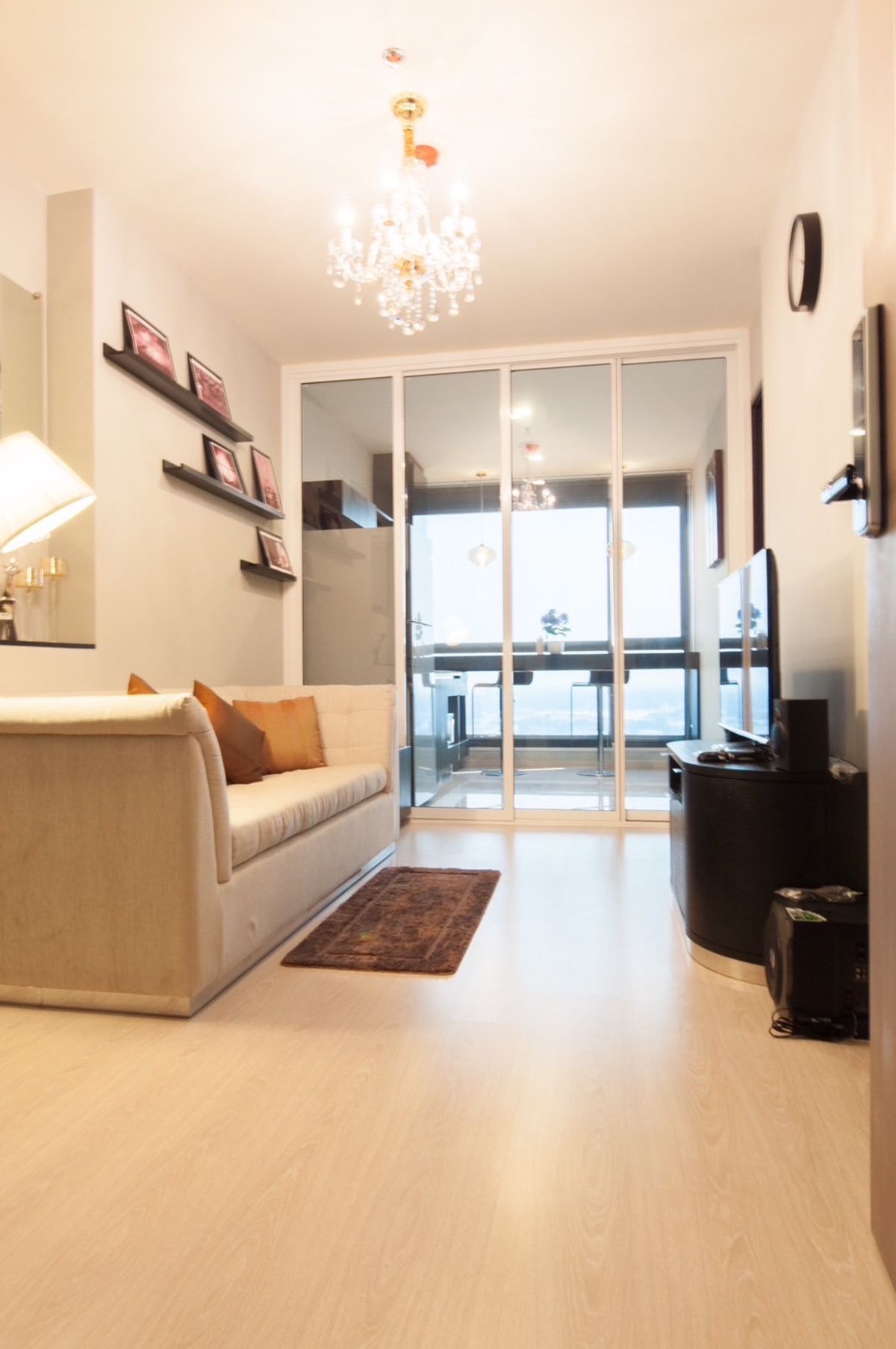 For RentCondoOnnut, Udomsuk : For rent, best price room!! 1 bedroom, 45 sq m, high floor, beautiful view, quiet