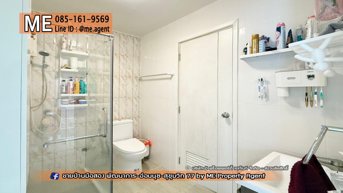 For SaleTownhomePattanakan, Srinakarin : 2-story townhouse for sale, Willet Light Pattanakarn 38, large plan, near Pattanakarn - On Nut - Srinakarin, call 064-954-9619 (TF36-20)