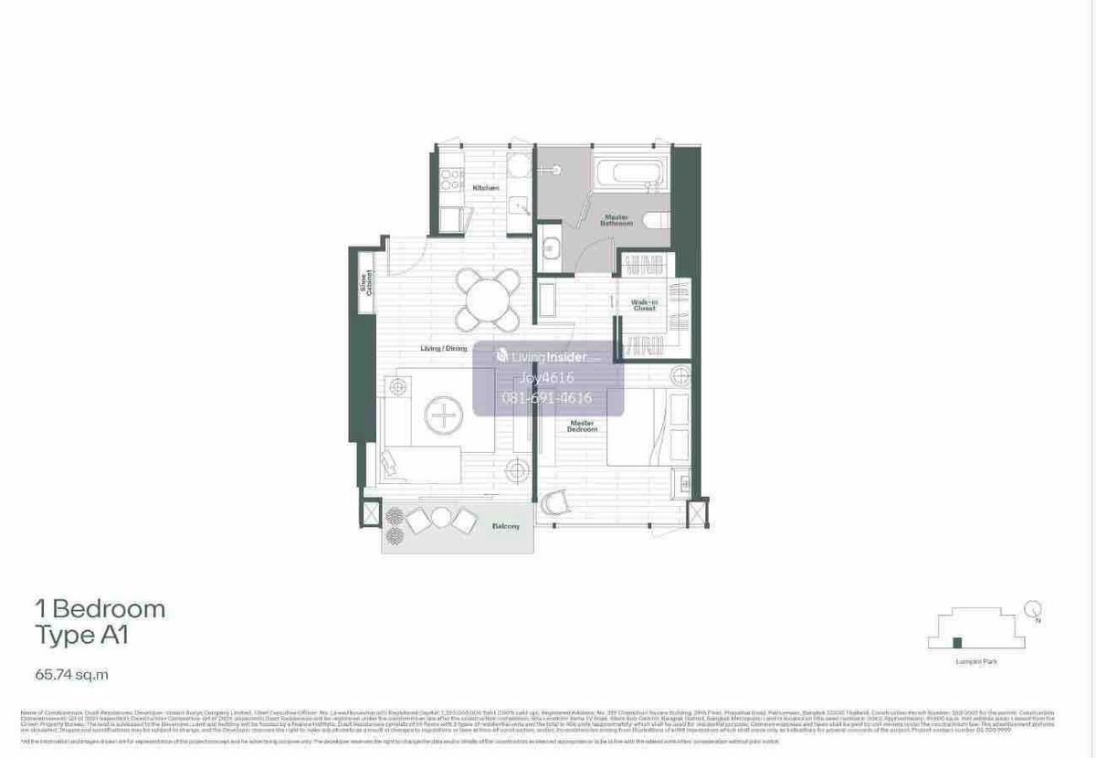 ขายคอนโดสีลม ศาลาแดง บางรัก : Dusit Parkside for sale
