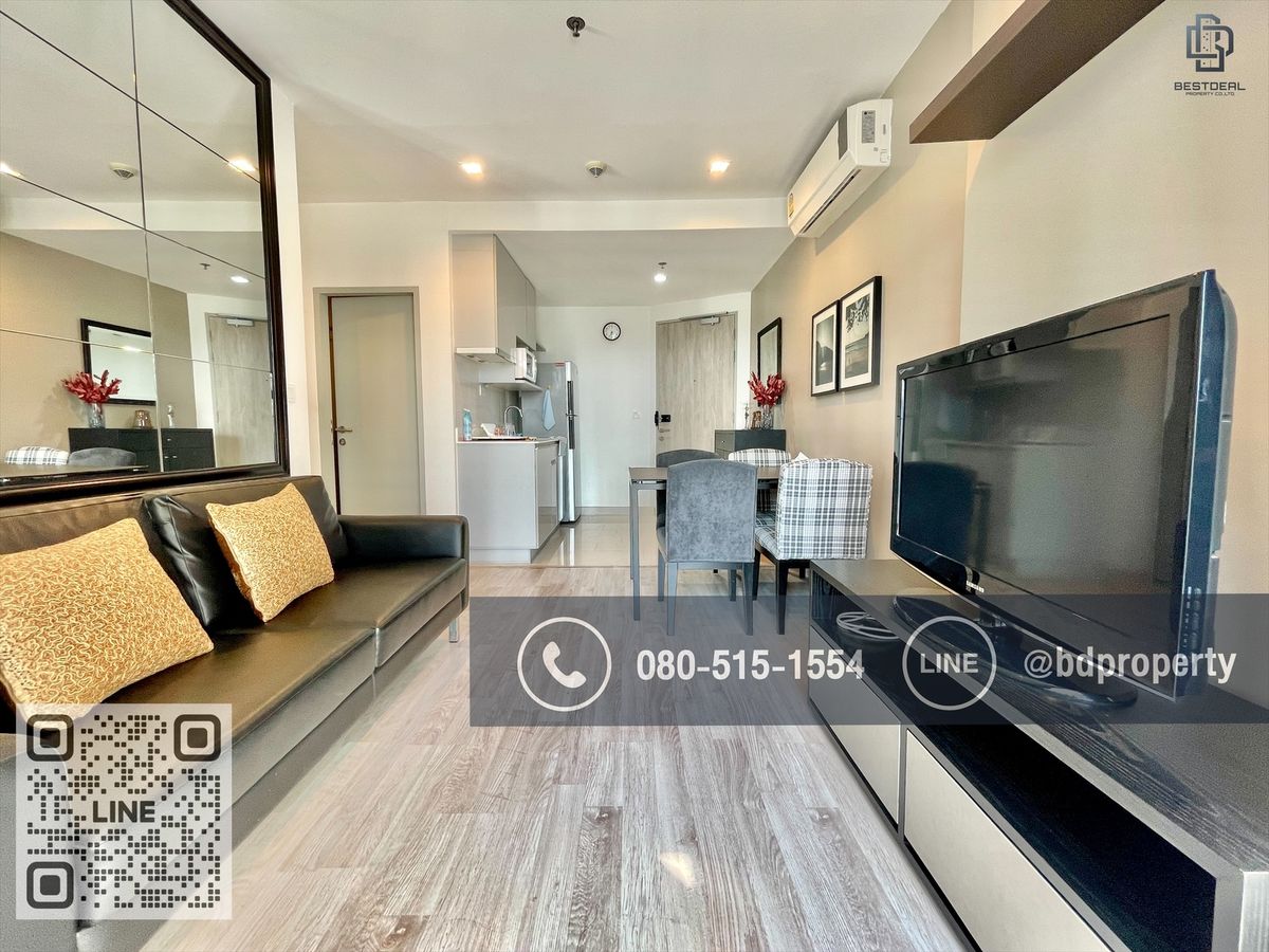 For RentCondoRama9, Petchburi, RCA : Bestdeal  FOR RENT Studio 22 sqm. Rental 12,000 THB /month CONDO “IDEO MOBI RAMA 9” Near Phraram Kao 9 MRT Station 80 meters.