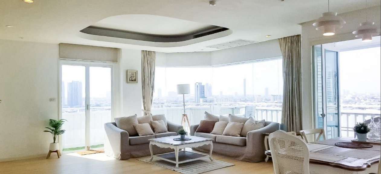 For RentCondoSathorn, Narathiwat : 📌 Condo for rent in the heart of Sathorn Firing, modern style, minimal style L -shaped balcony that looks at Bangkok, excellent location, convenient to travel near BTS St. Louis Ready