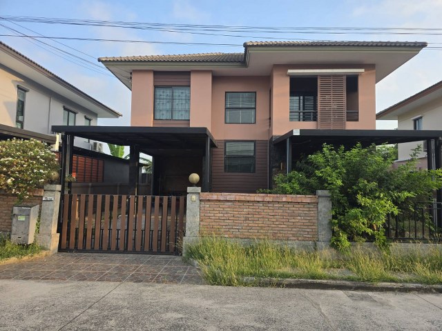 For SaleHousePathum Thani,Rangsit, Thammasat : Selling cheap houses, Pruksa Village, Delight 21, area 50.4 Sq. Near Lat Sawai Market, Khlong 4, Renovations, Lam Luk Ka District, Pathum Thani Province