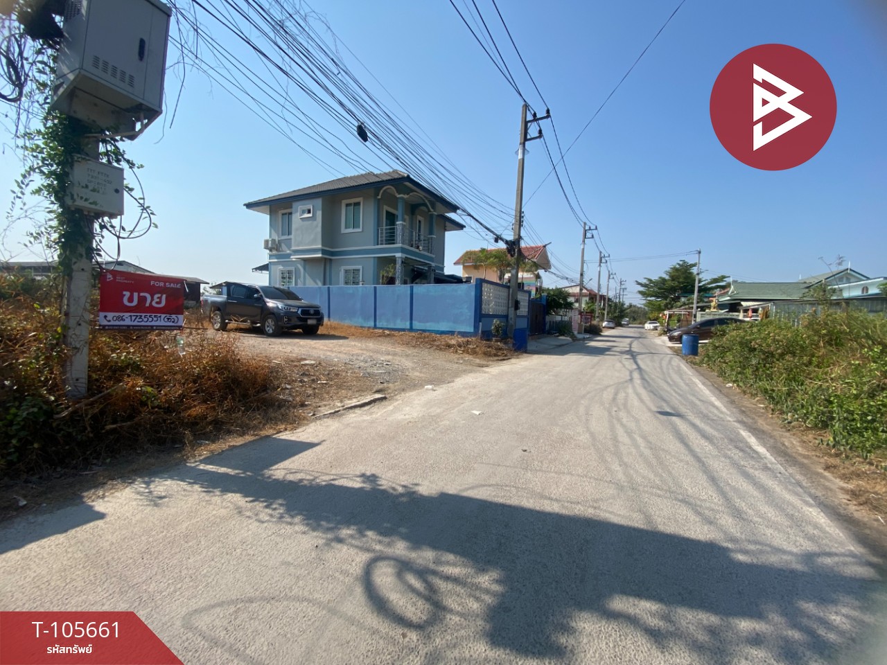 For SaleLandMahachai Samut Sakhon : 2 plots of land for sale, total area 241.4 square wah