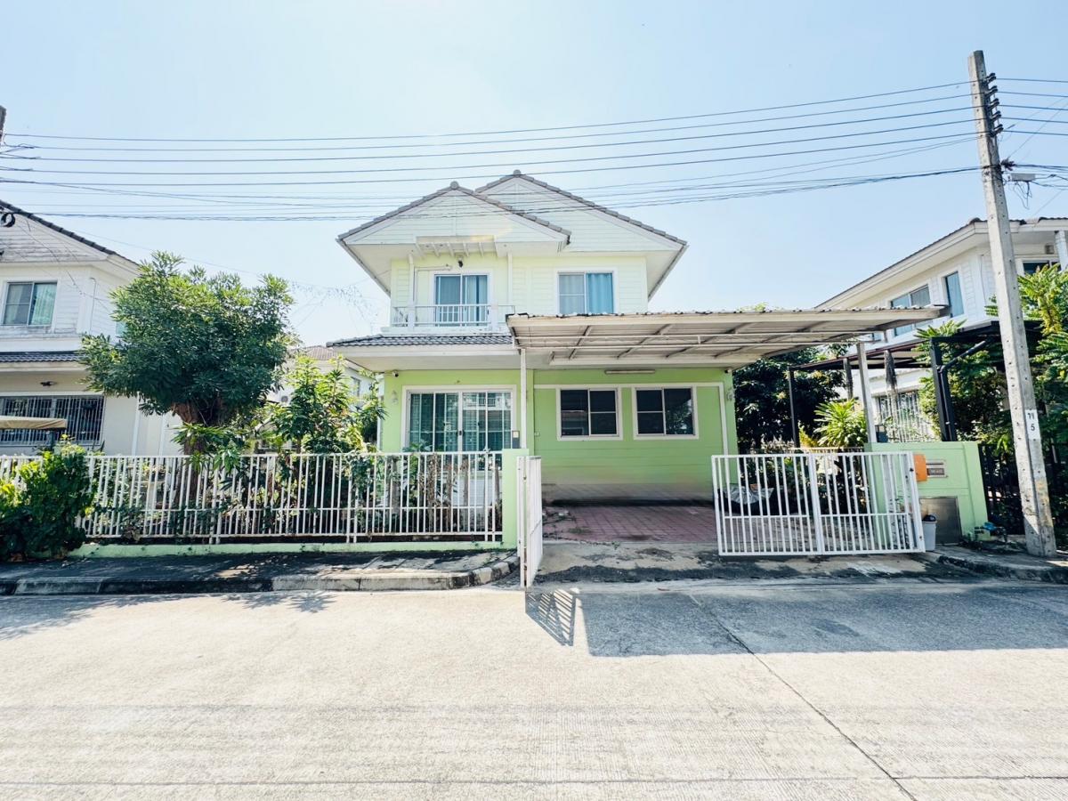 For SaleHouseSamut Prakan,Samrong : Single house near Suvarnabhumi Airport Chollada-Suvarnabhumi 3 bedrooms, 3 bathrooms, 56.2 sq.w. Quick!