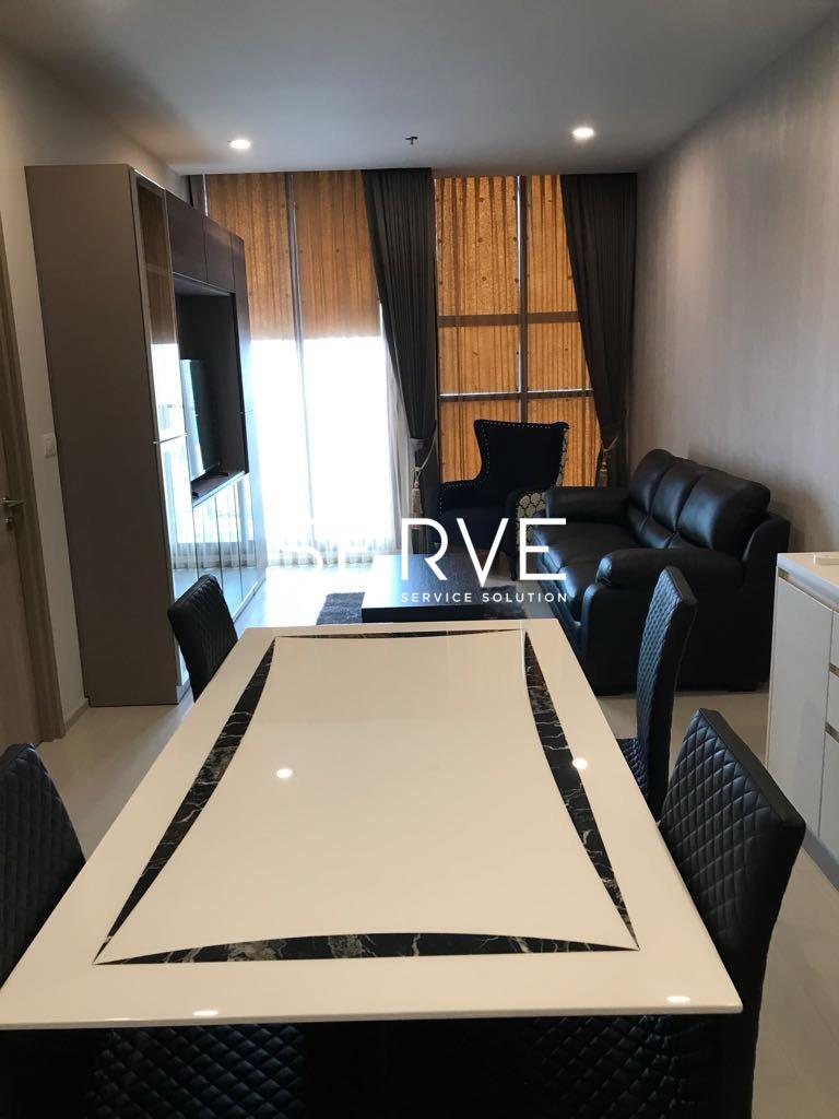 For RentCondoWitthayu, Chidlom, Langsuan, Ploenchit : Corner Unit 2 Beds 69.95 sq.m. High Fl. 35+ Perfect Location BTS Phloen Chit at Noble Ploenchit Condo / For Rent