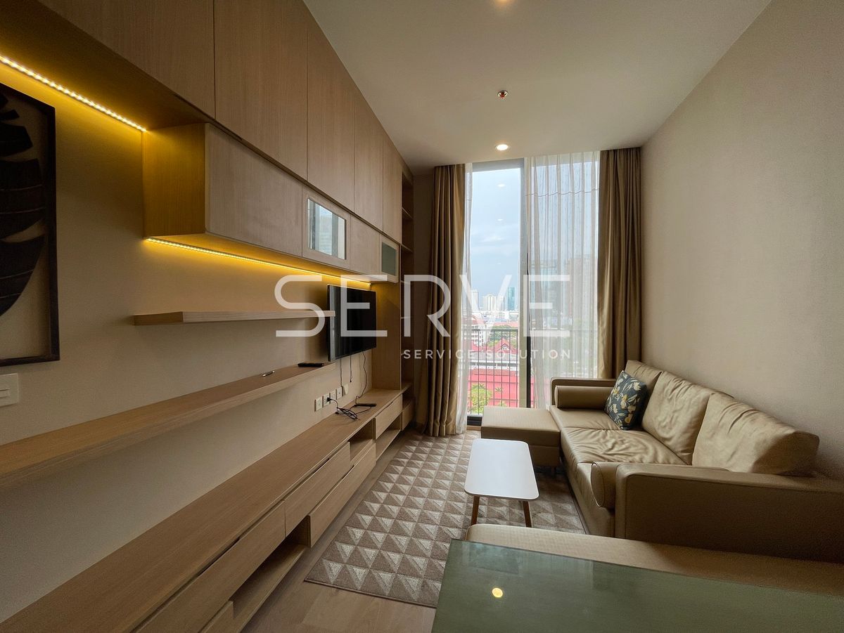 For RentCondoSukhumvit, Asoke, Thonglor : Corner Room 1 Bed 45.09 sq.m. High Fl. Good Location Close to BTS Asok & MRT Sukhumvit 550 m. at Noble BE19 Condo / For Rent
