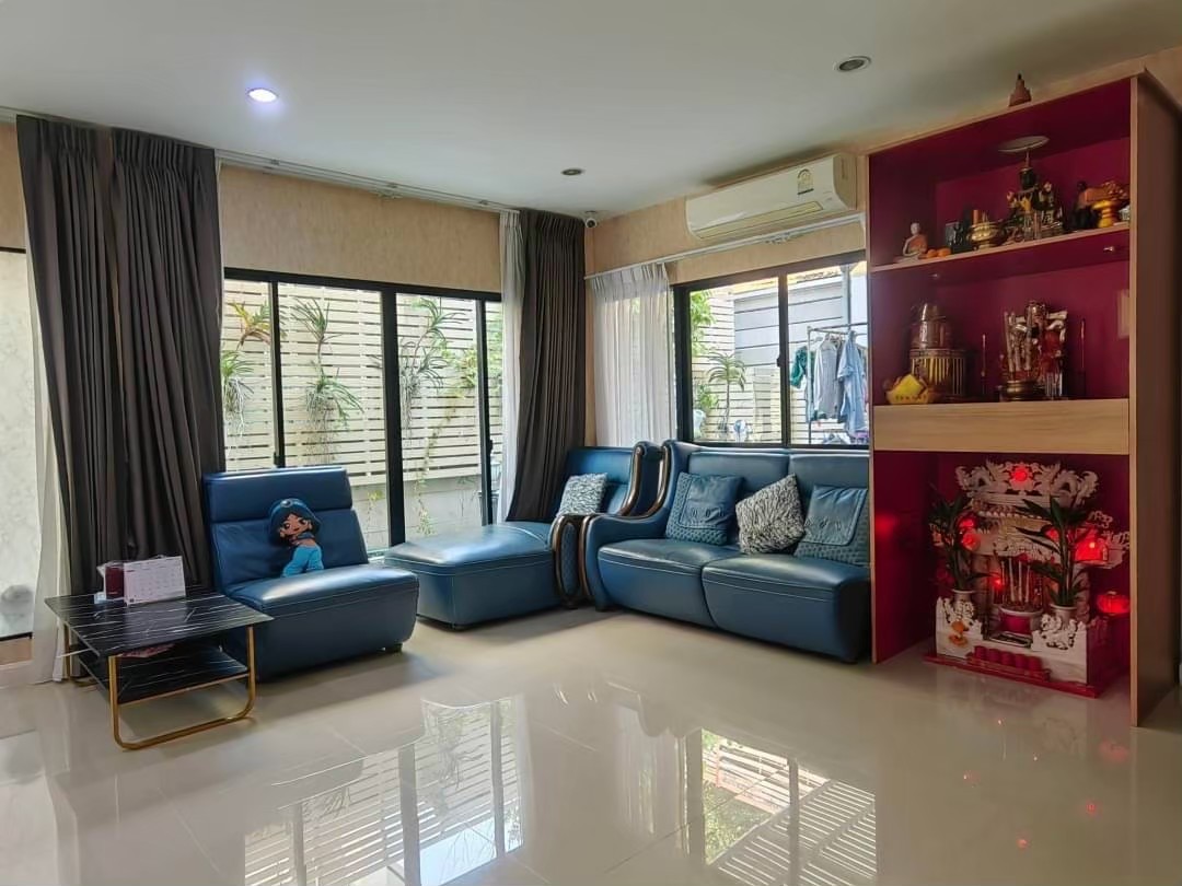 For SaleHouseRama 2, Bang Khun Thian : 🏠 3 -story twin house, Ban Klang Mueang, Rama 2, Soi 50, house ready