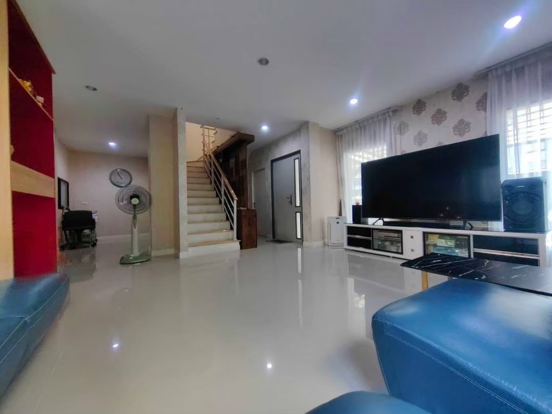 For SaleHouseRama 2, Bang Khun Thian : 🏠 3 -story twin house, Ban Klang Mueang, Rama 2, Soi 50, house ready