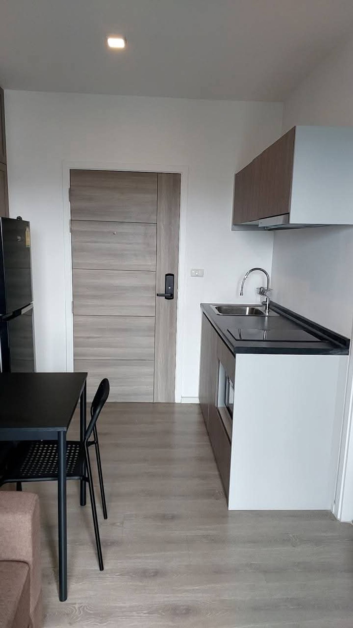 For RentCondoSamut Prakan,Samrong : 🍀 Condo for rent Kensington Sukhumvit Thepharak 1, high bed, beautiful view, beautiful decorated room, has a digital door washing machine, only 7500-