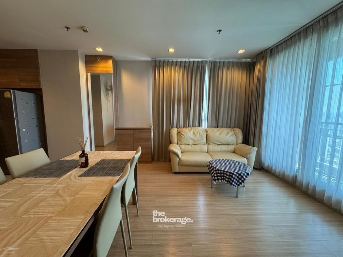 For RentCondoRatchadapisek, Huaikwang, Suttisan : Urgent rent !! Rhythm Ratchada-HuaiKhwang 2 Bedroom 2 Bathrooms 62 sqm. 35,000 baht !! Line: @thebrokerage