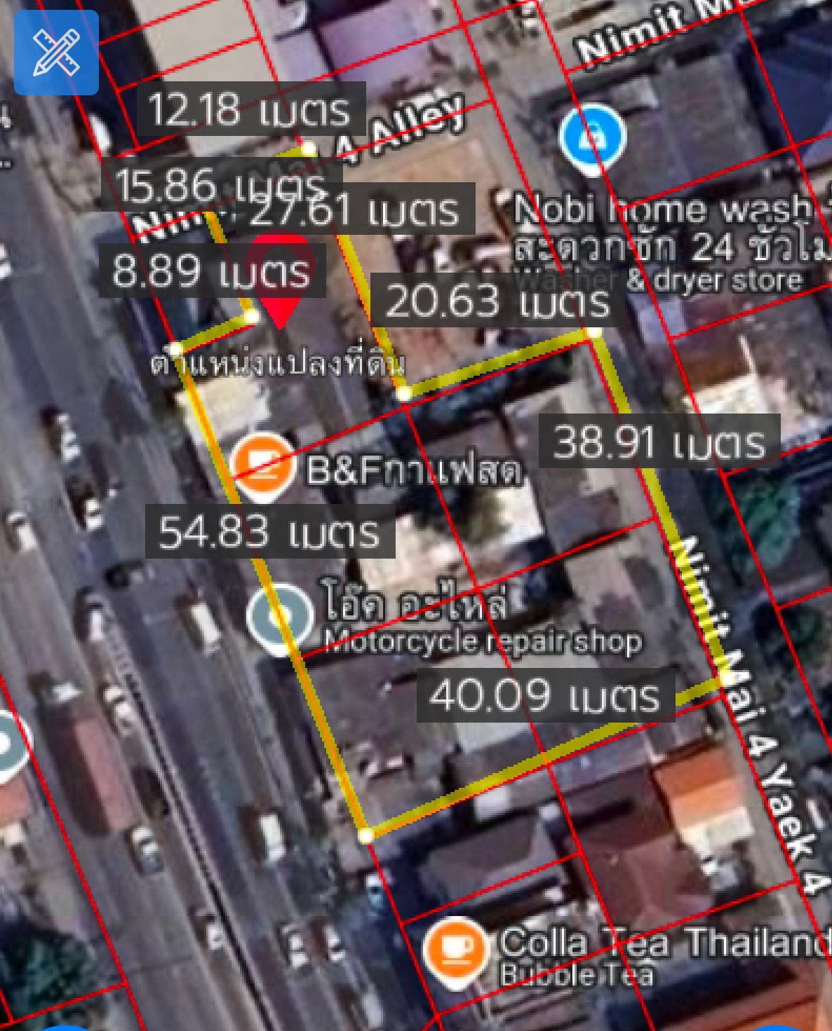For SaleLandMin Buri, Romklao : 1 rai of land for sale on the new Nimit Road