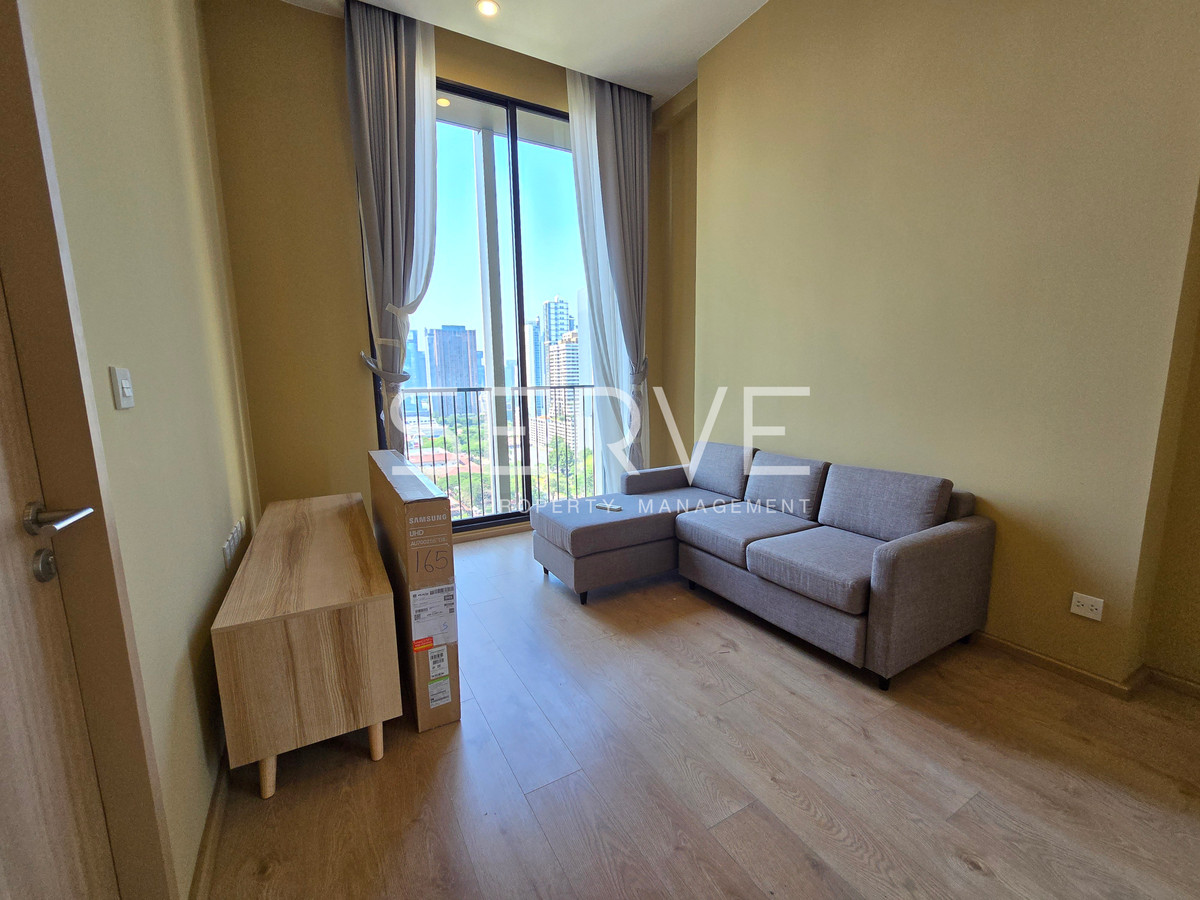 ให้เช่าคอนโดสุขุมวิท อโศก ทองหล่อ : 🔥ราคาดีๆ 30K🔥 - ห้องมุม 1 นอน 46.28 ตร.ม. ชั้นสูง 15+ คอนโดใจกลางอโศก ทำเลดี BTS อโศก & MRT สุขุมวิท 550 ม. ที่คอนโด Noble BE19 / ให้เช่าคอนโด