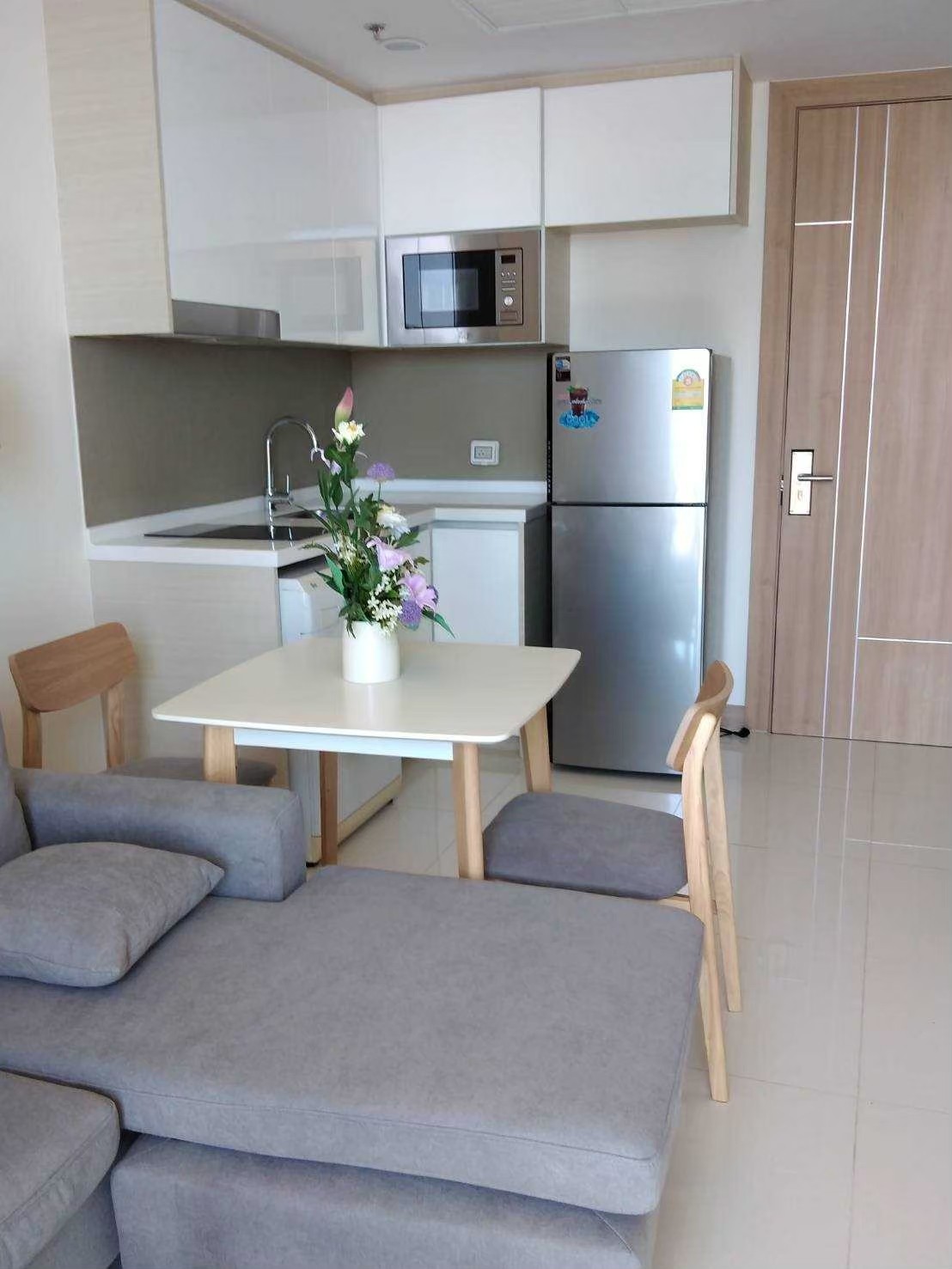 ขายคอนโดพัทยา บางแสน ชลบุรี สัตหีบ : For Sale Riviera Wongamat Pattaya 35.1 Sq,m Fully furnished (S03-1143)