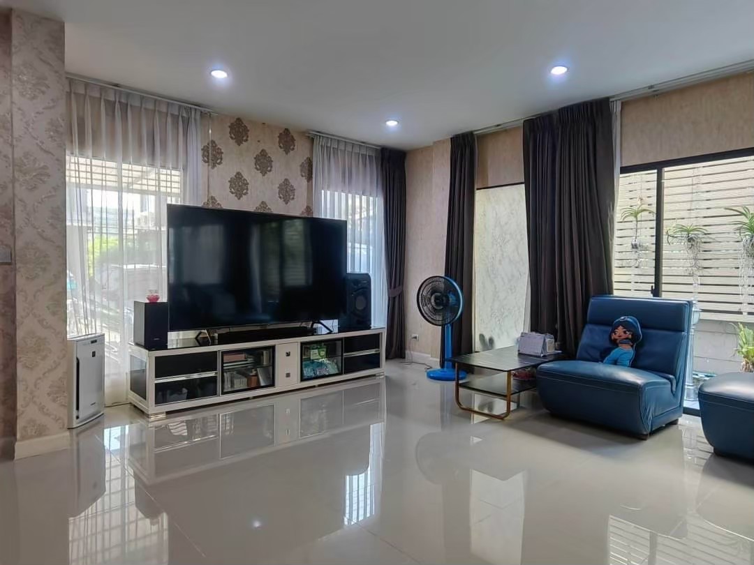 For SaleHouseRama 2, Bang Khun Thian : 🏠 3 -story twin house, Ban Klang Mueang, Rama 2, Soi 50, house ready