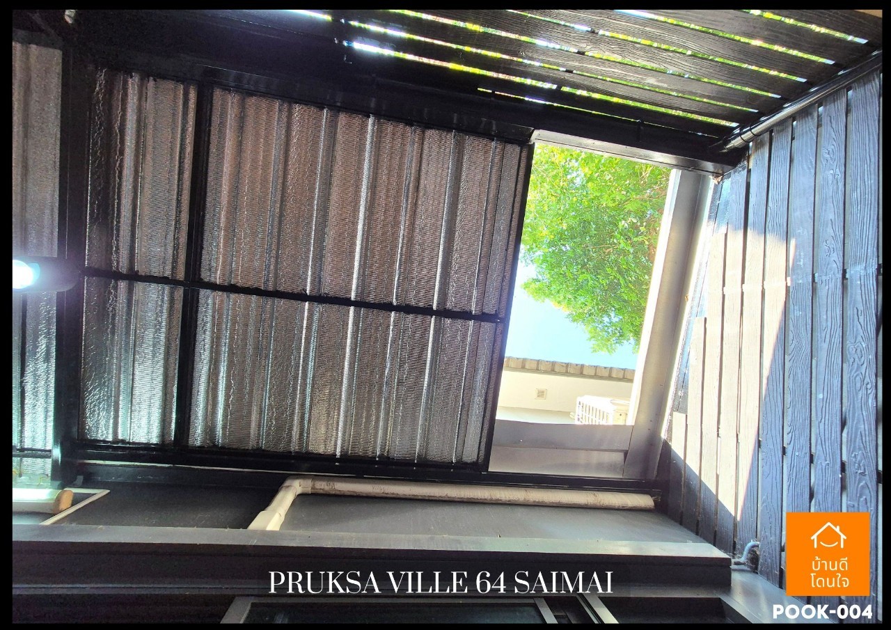 For SaleTownhomeNawamin, Ramindra : Dont miss !! Townhome Pruksa Ville 64 Sai Mai Sai (22 sq.w.) 3 bedrooms, 2 beautiful water