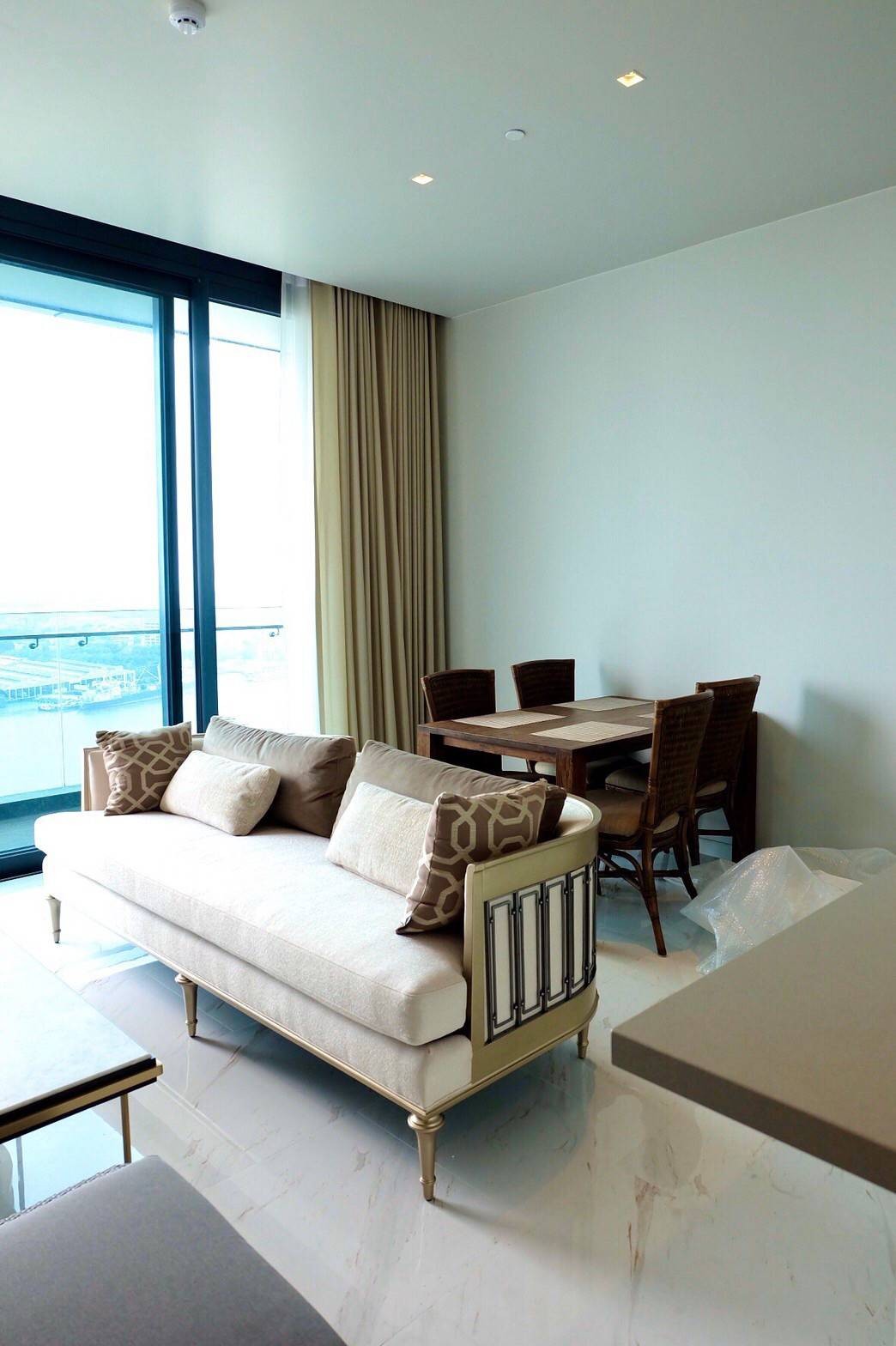 For RentCondoRama3 (Riverside),Satupadit : LTH12023 – Canapaya Residences For RENT Size 101.4 sqm. 2 beds 2 baths Near BTS Surasak Station ONLY 95K/Month
