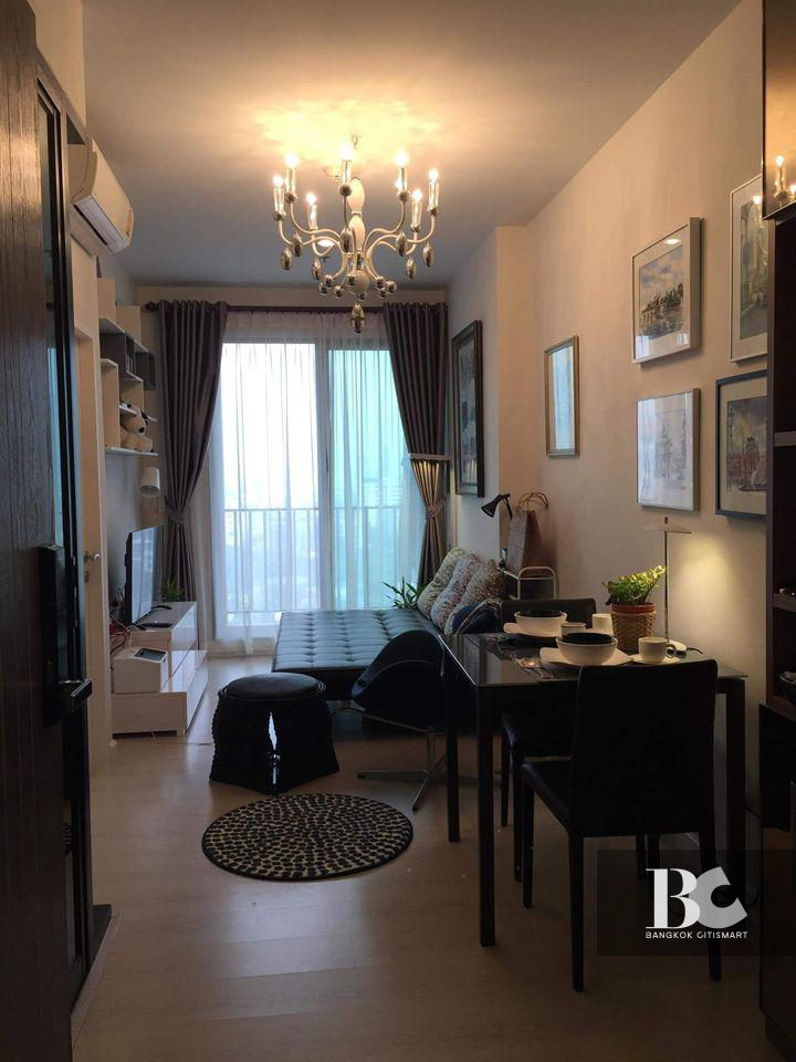 ขายคอนโดพระราม 9 เพชรบุรีตัดใหม่ RCA : *ห้องทิศใต้* Niche Pride Thonglor Petchaburi | 36 sqm 1 Bed |