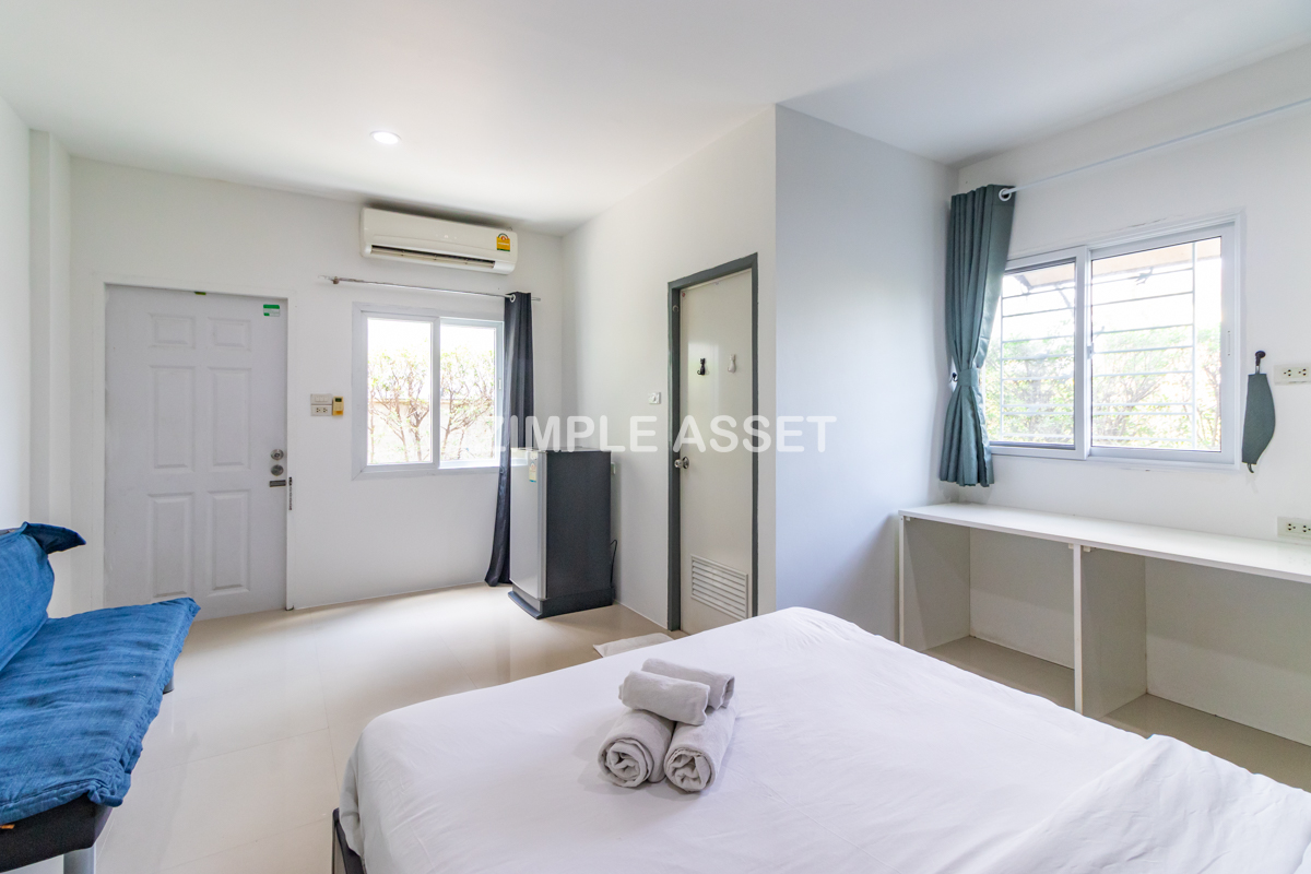 For RentMin Buri, Romklao : Line: @zimple_assset Apartments ready to be in Romklao area There are both daily and monthly room services. The room is ready, beautiful, clean, safe.