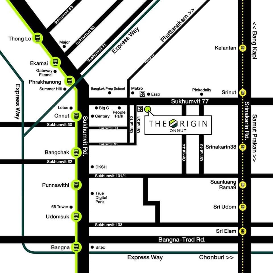 ขายคอนโดอ่อนนุช อุดมสุข : ห้องสวยตรงปก ราคาพิเศษ⭐The Origin Onnut (ดิ ออริจิ้น อ่อนนุช)