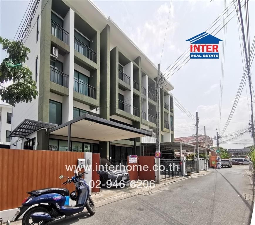 ขายอาคารพาณิชย์วงเวียนใหญ่ เจริญนคร : อาคารพาณิชย์ 3.5 ชั้น 40.4 ตร.ว. อาคารพาณิชย์ ซอยวุฒากาศ 1 ใกล้สน. ตลาดพลู ถนนวุฒากาศ ถนนเทอดไท เขตธนบุรี กรุงเทพมหานคร