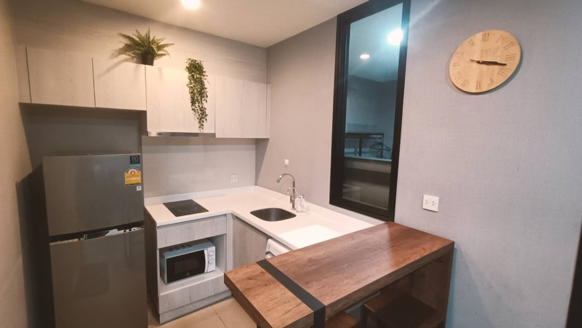 For RentCondoRama9, Petchburi, RCA : Vacant room ready for rent, urgent, Life Asoke, Life Asoke, 1 bedroom, 1 bathroom, 35 square meters