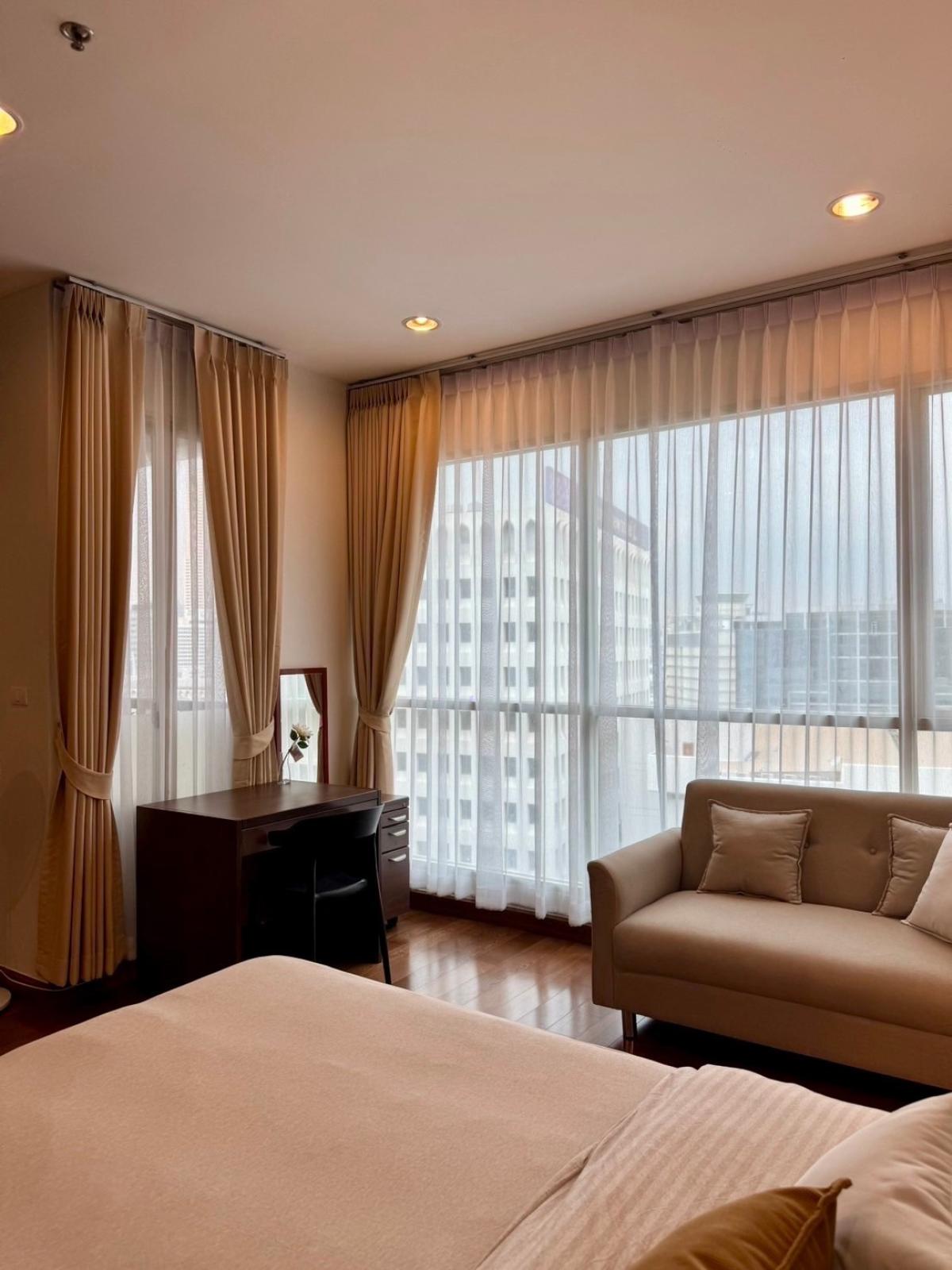 For RentCondoWitthayu, Chidlom, Langsuan, Ploenchit : The Address Chidlom, Studio bed, 25000 per month