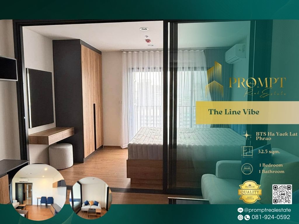 For RentCondoLadprao, Central Ladprao : ST13214 - The Line Vibe :  เดอะ ไลน์ ไวบ์ - BTS Ha Yaek Lat Phrao / BTS Phaholyothin 24 / Central Ladprao