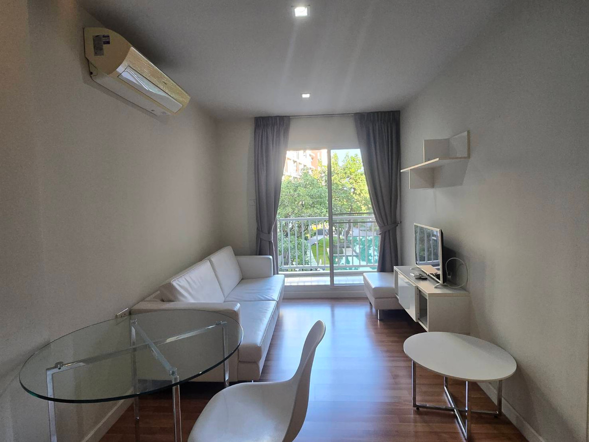 ให้เช่าคอนโดเลียบทางด่วนรามอินทรา :  ให้เช่า🚝 We condo เอกมัย-รามอินทรา ห้องพร้อมอยู่ เป็นสัดส่วน วิวสระ (ใกล้ MRT สายสีชมพู)📱Line: @promptcondo