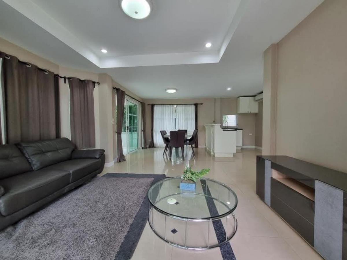 For RentHouseSeri Thai, Ramkhamhaeng Nida : Ww25003 for rent #Detached house, Manthana Onnut-Ring Village (Sukhaphiban 2) #Near Seacon Square #Prawet area