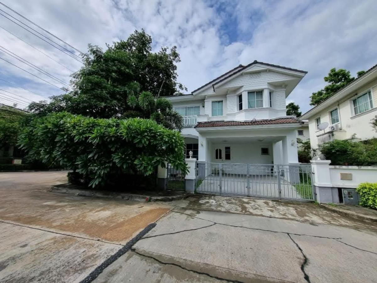 For RentHouseSeri Thai, Ramkhamhaeng Nida : Ww25003 for rent #Detached house, Manthana Onnut-Ring Village (Sukhaphiban 2) #Near Seacon Square #Prawet area